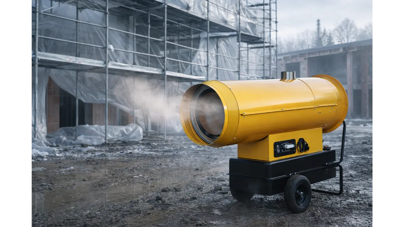 chauffage de chantier