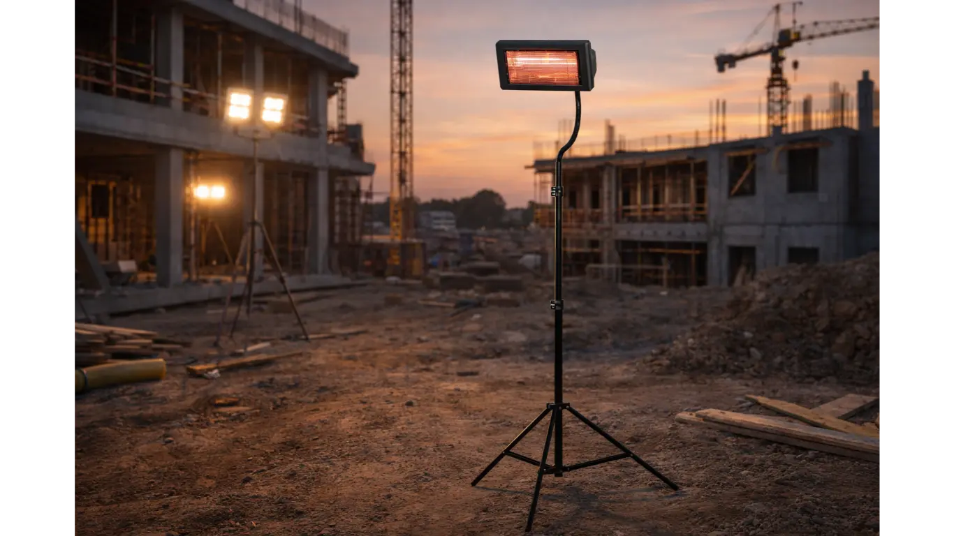 chauffage de chantier