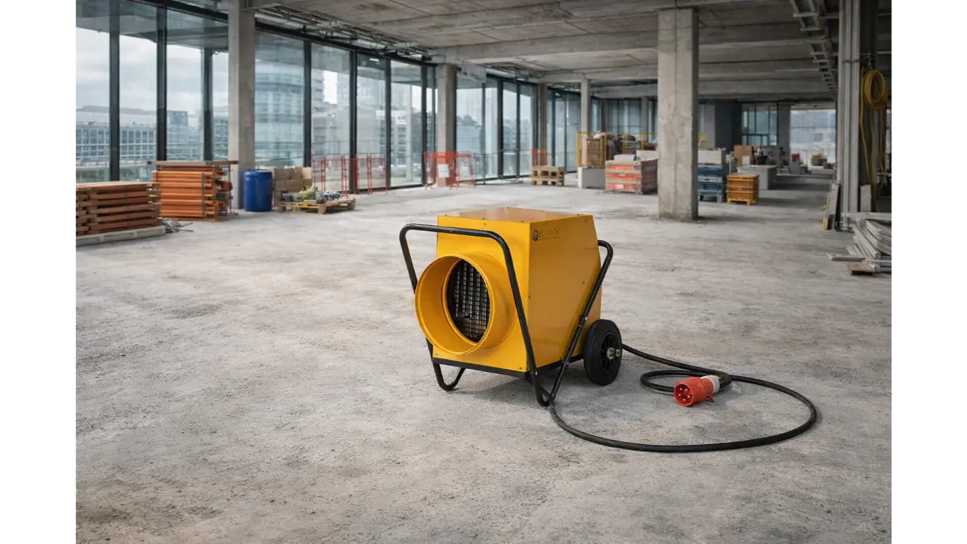 chauffage de chantier