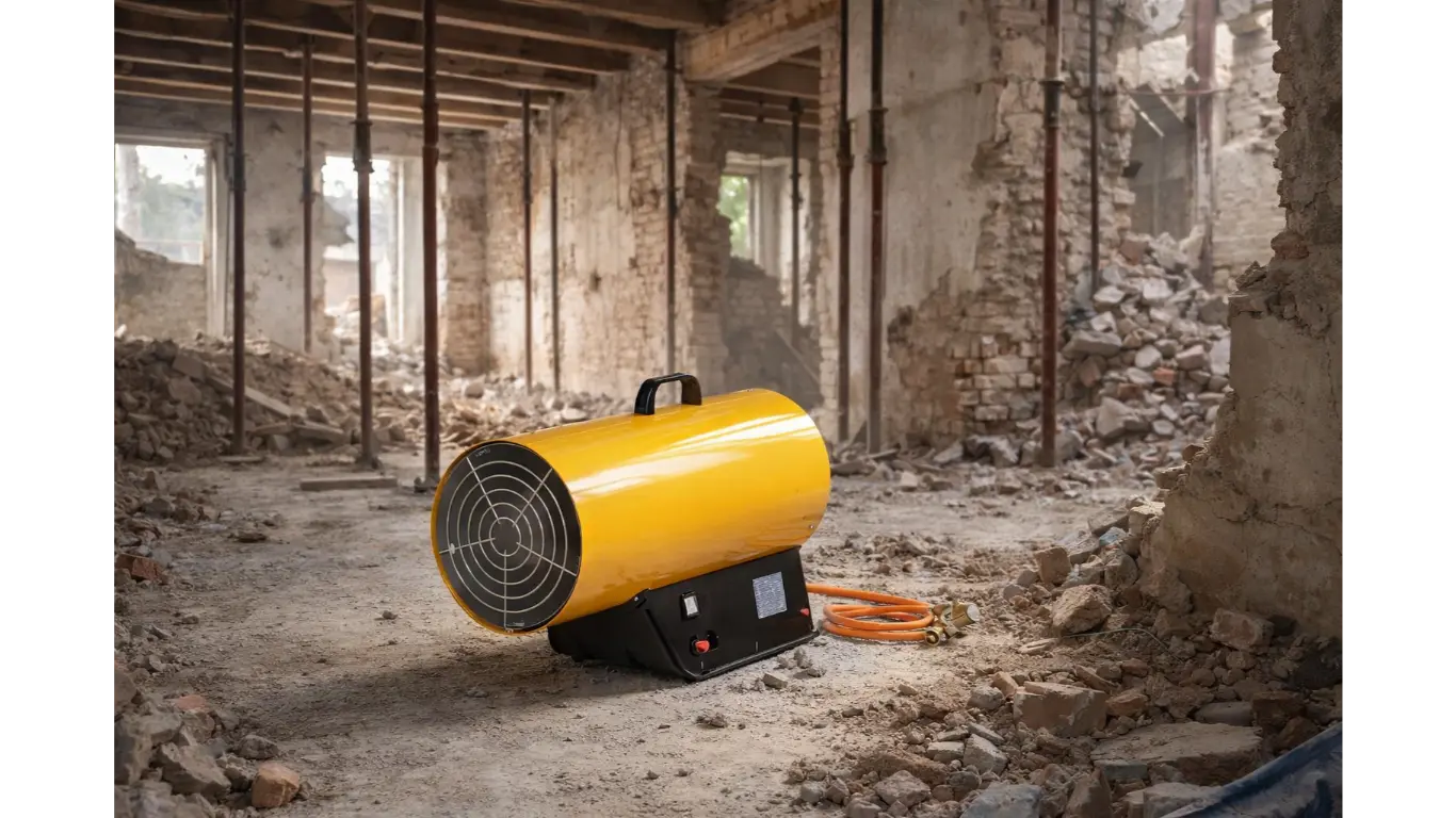 chauffage de chantier