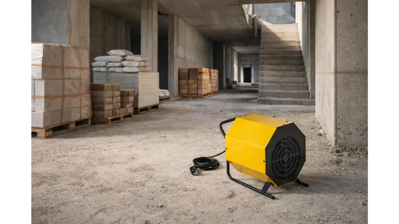 chauffage de chantier