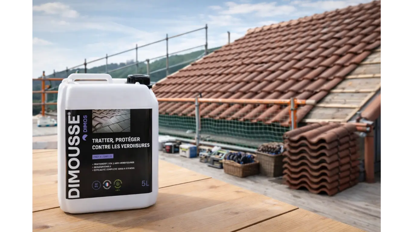 Produit nettoyant toit