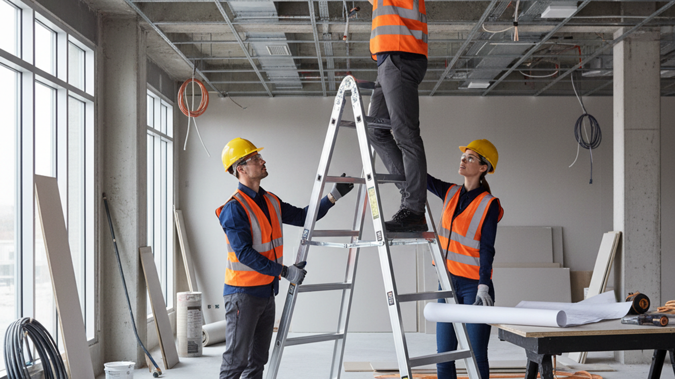 Escabeau professionnel - diagnostic et réparation