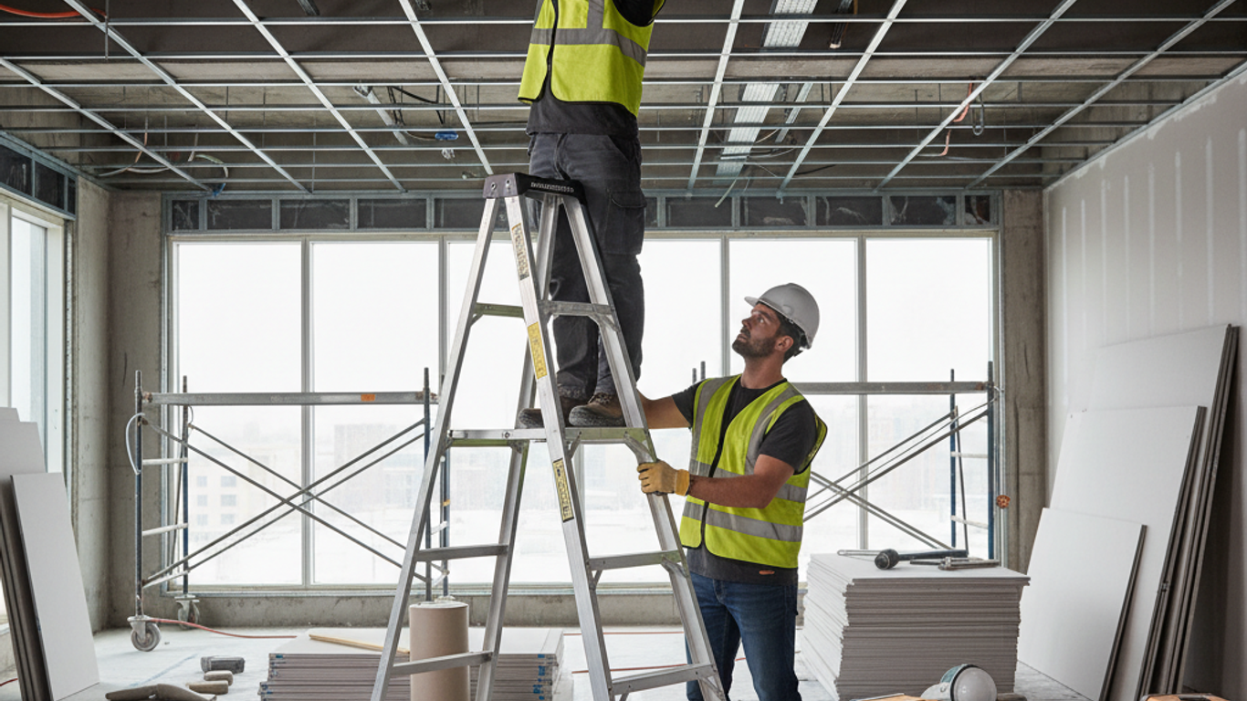 Escabeau professionnel détail