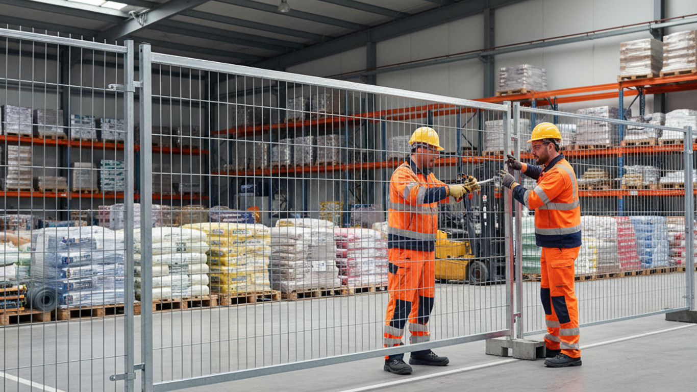 Installation d'un portail de chantier : les étapes essentielles pour une mise en service réussie