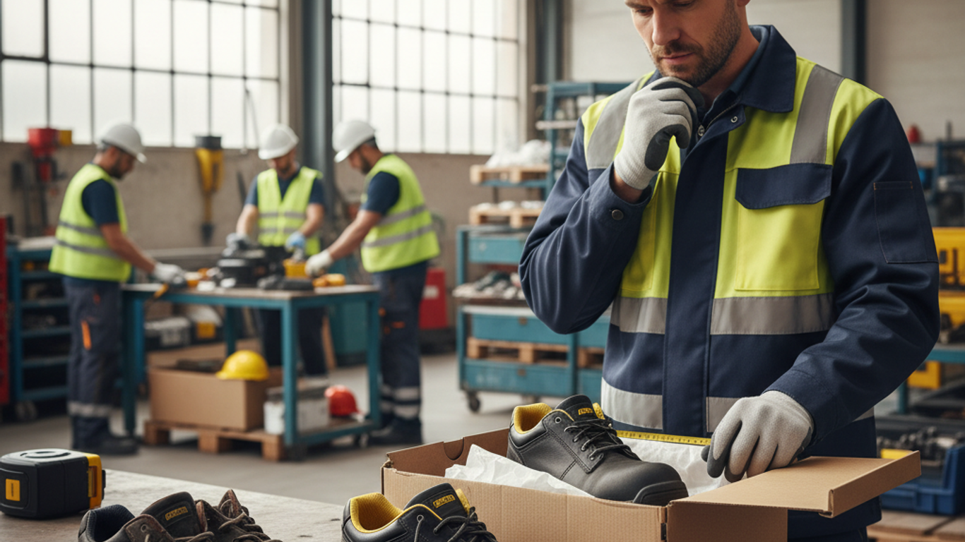 Signes de remplacement des chaussures de sécurité