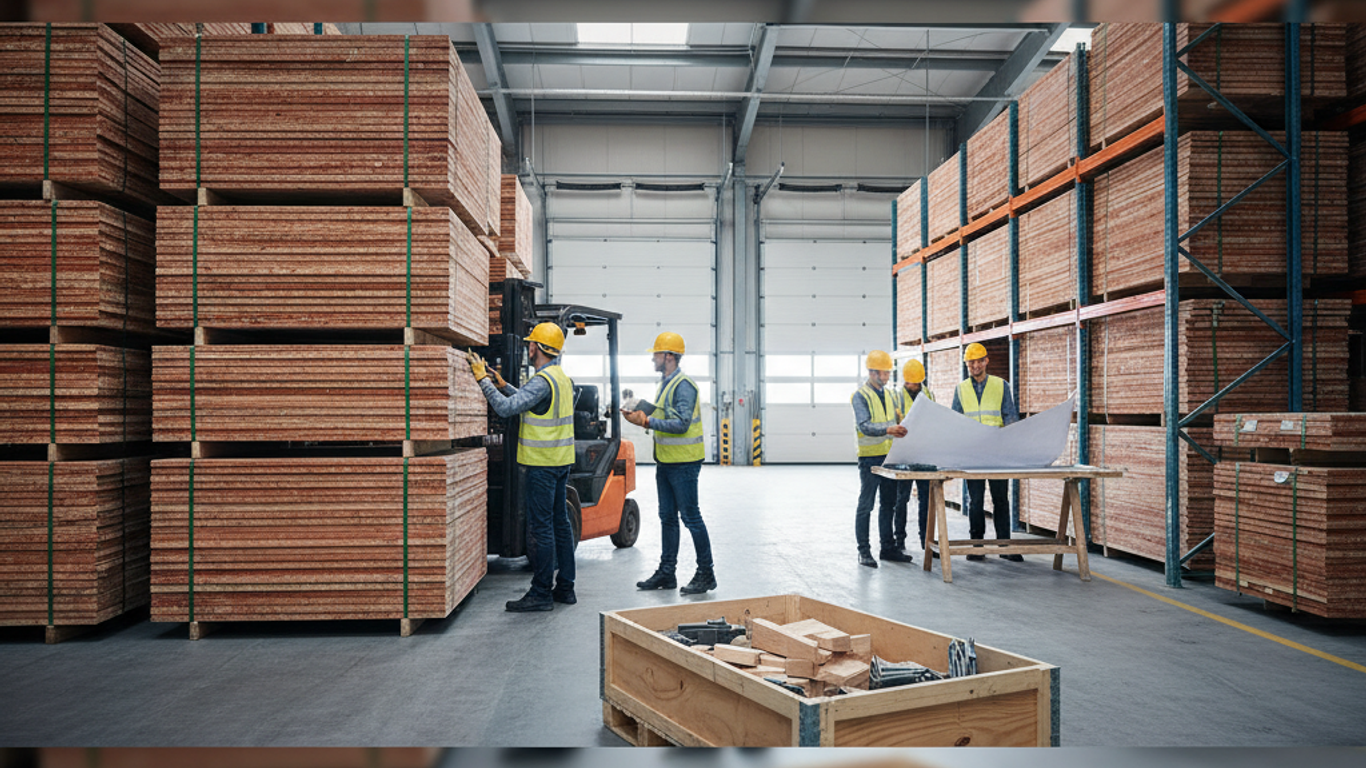 Traitement panneau bois coffrage