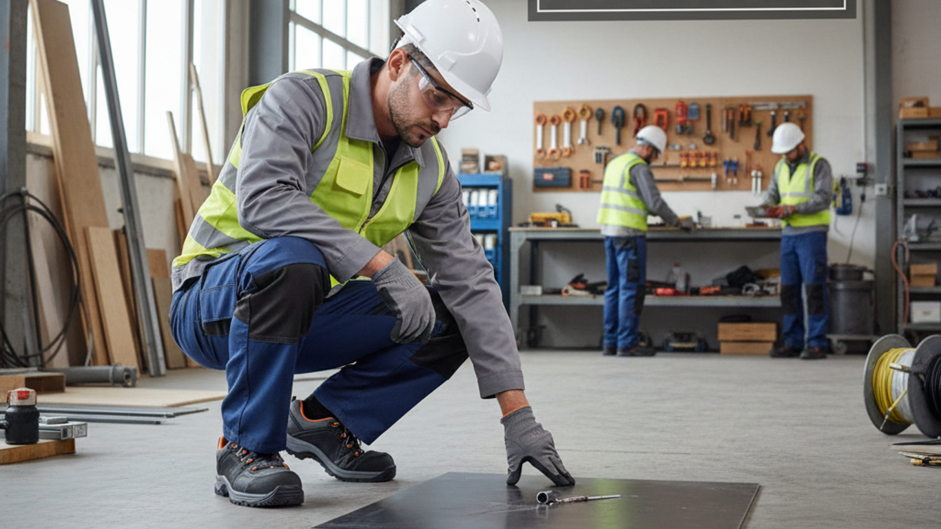 Évaluation de l'efficacité des chaussures de sécurité basses antidérapantes