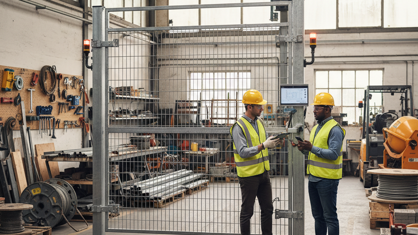 Sécurisation des accès de chantier avec portail connecté et contrôle RFID