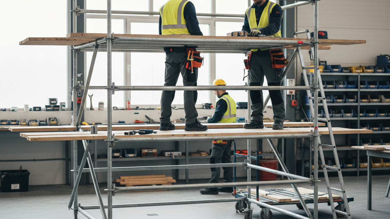 Accessoires modernes pour échafaudage fixe