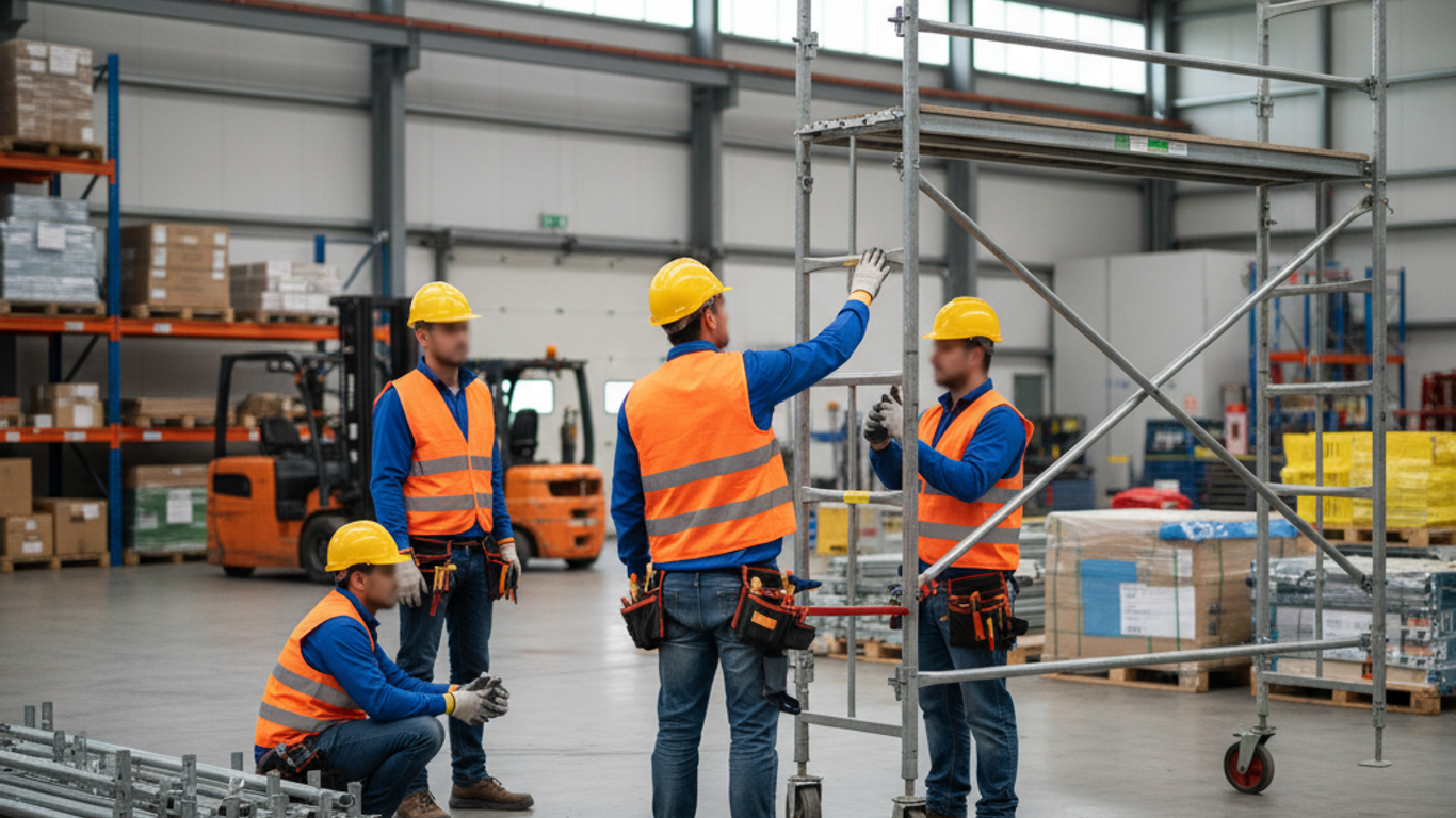 Sécurité et communication sur un chantier en hauteur