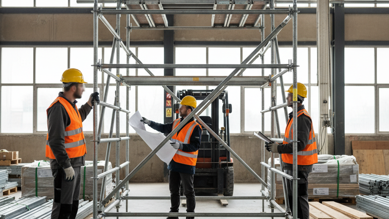 Préparation logistique avant l'installation d'un échafaudage fixe : planifiez sans stress