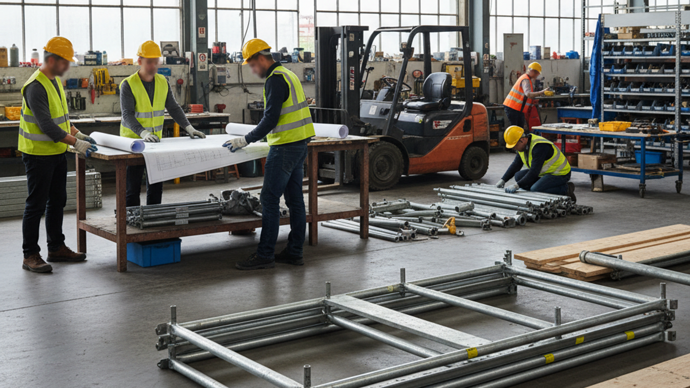 Préparation logistique avant l'installation d'un échafaudage fixe : planifiez sans stress