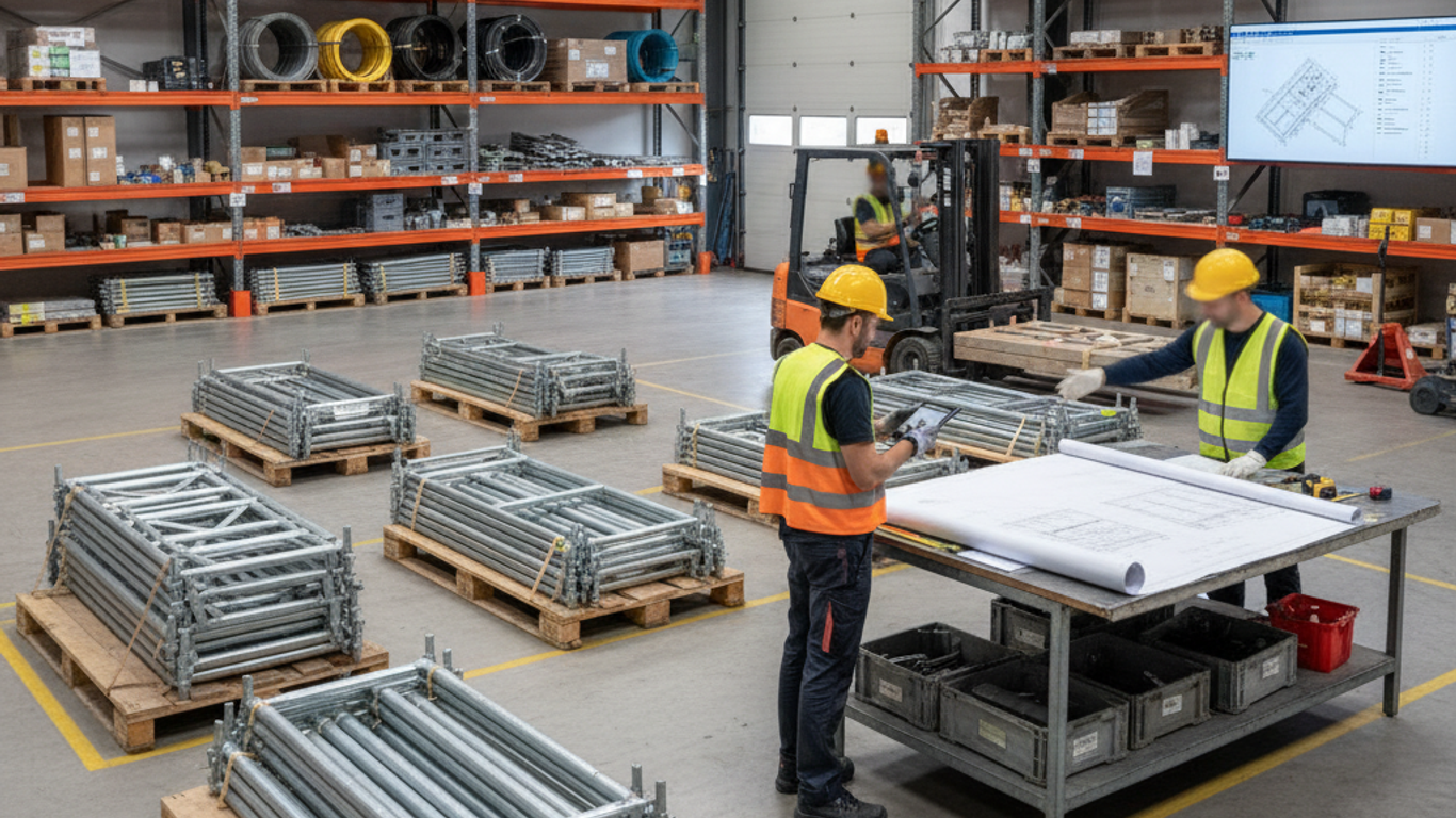 Préparation logistique avant l'installation d'un échafaudage fixe : planifiez sans stress