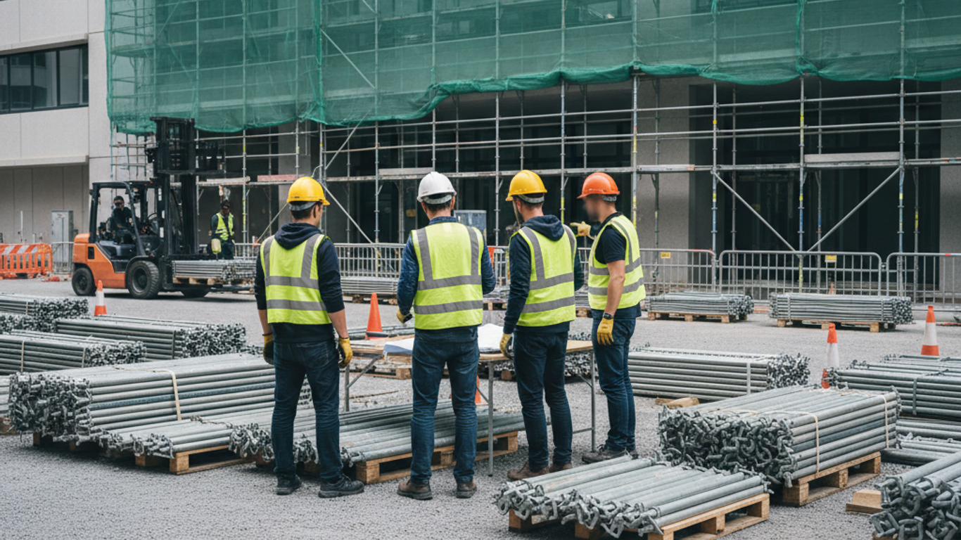 Préparation logistique avant l'installation d'un échafaudage fixe : planifiez sans stress