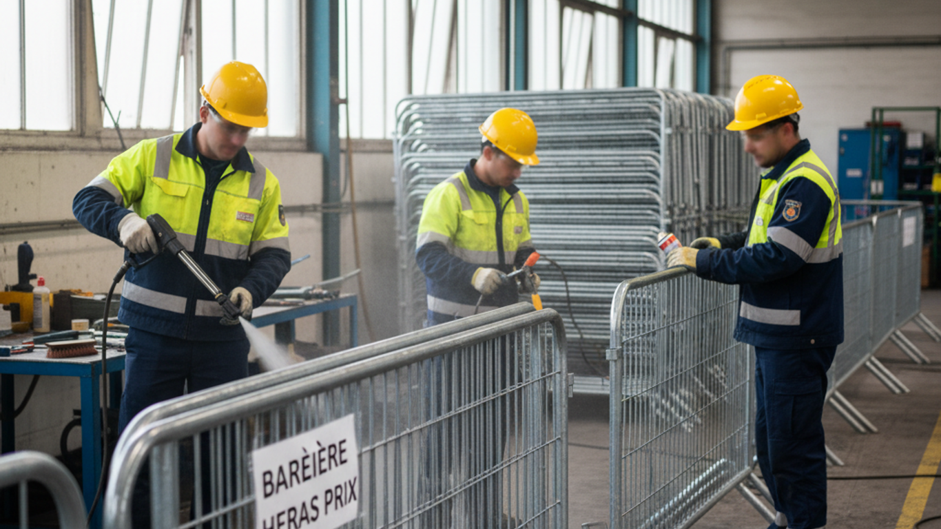 Maintenance préventive des barrières Heras : conseils pour prolonger la durée de vie