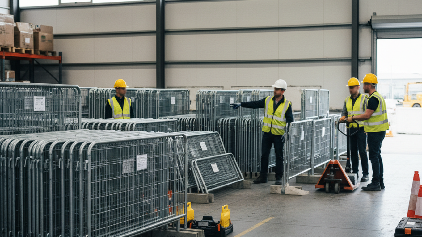 Cas pratiques de sécurité optimisée avec barrières Heras sur chantier urbain