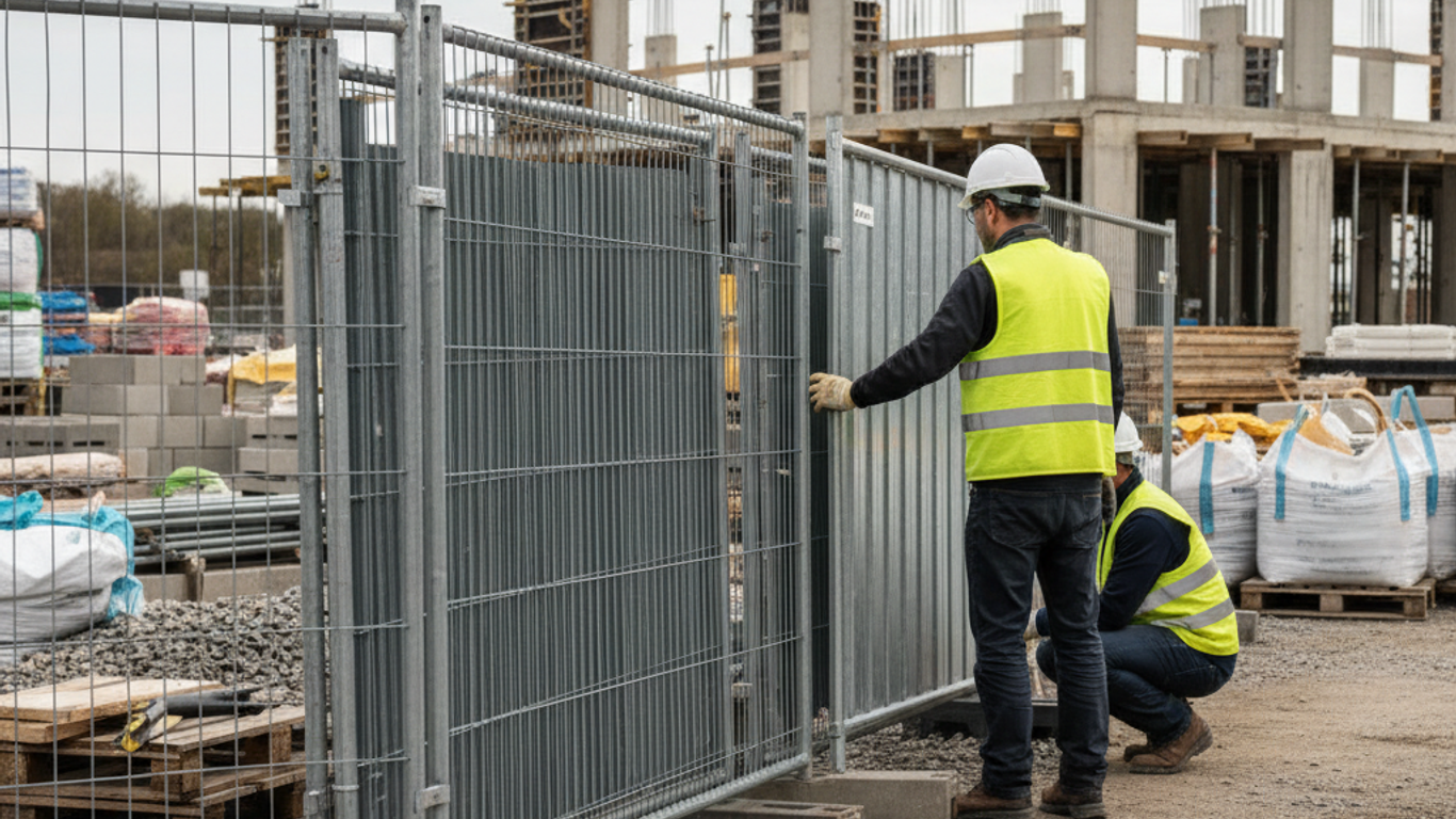 Choix des matériaux pour barrières Heras : guide technique pour les conditions extrêmes