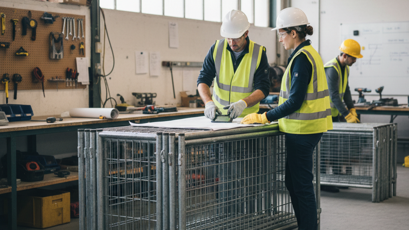 Comparaison location et achat de barrières Heras pour chantier