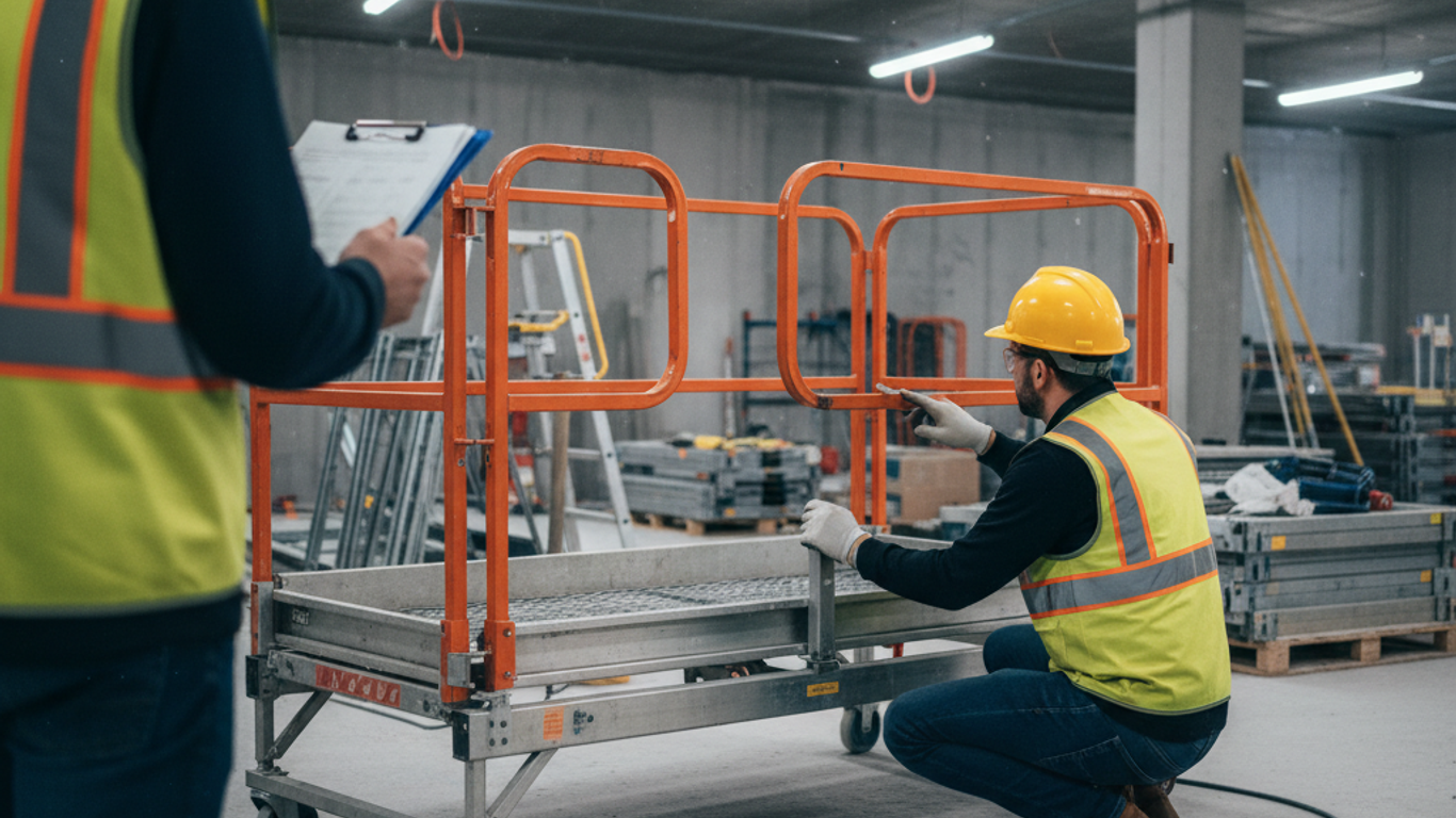 Normes de sécurité des plateformes de travail EN et ISO