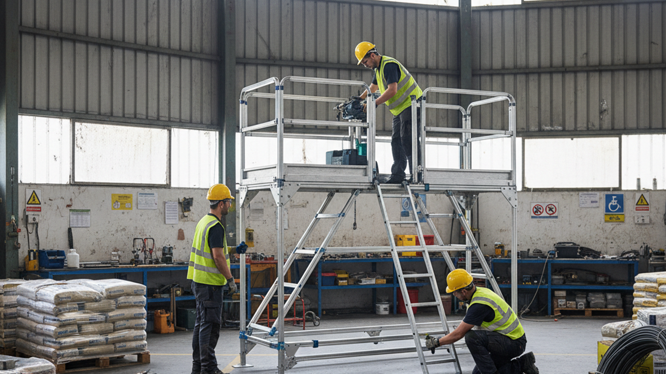 Retour terrain — mise en conformité plateforme de travail BTP
