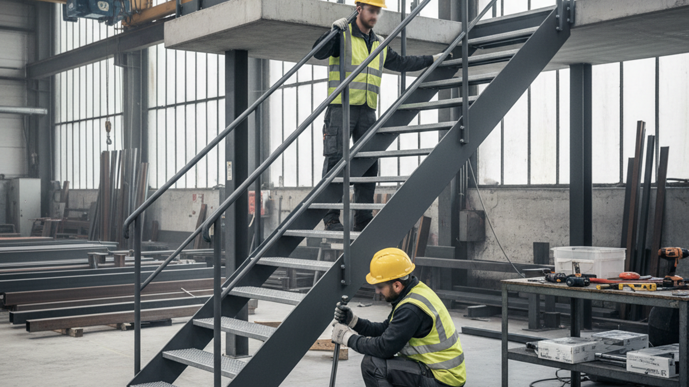 Optimisation et ajustements post-installation d'escaliers modulables