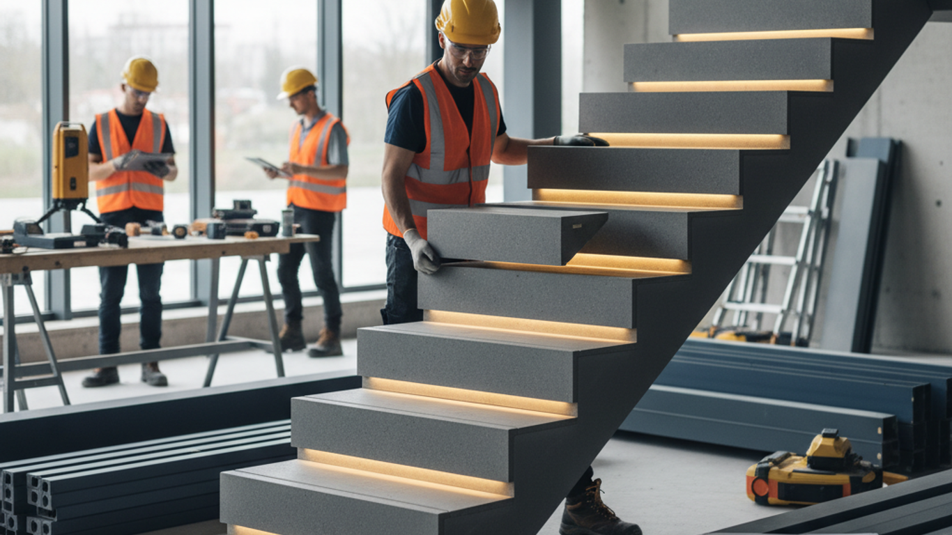 Les matériaux innovants pour des escaliers modulables durables