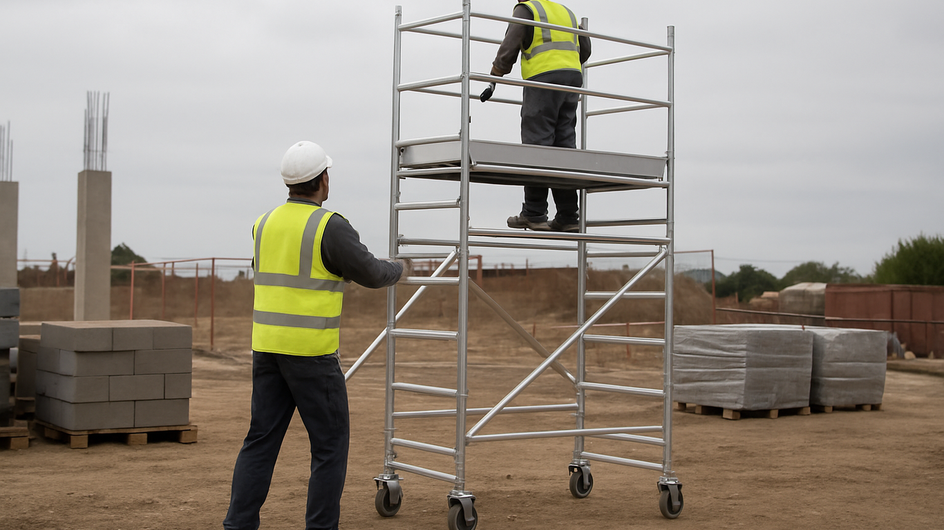Les avantages d'un échafaudage roulant en aluminium pour vos projets