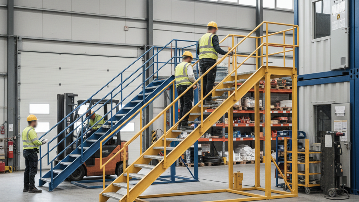 Sécurité et conformité réglementaire escaliers conteneurs bases vie