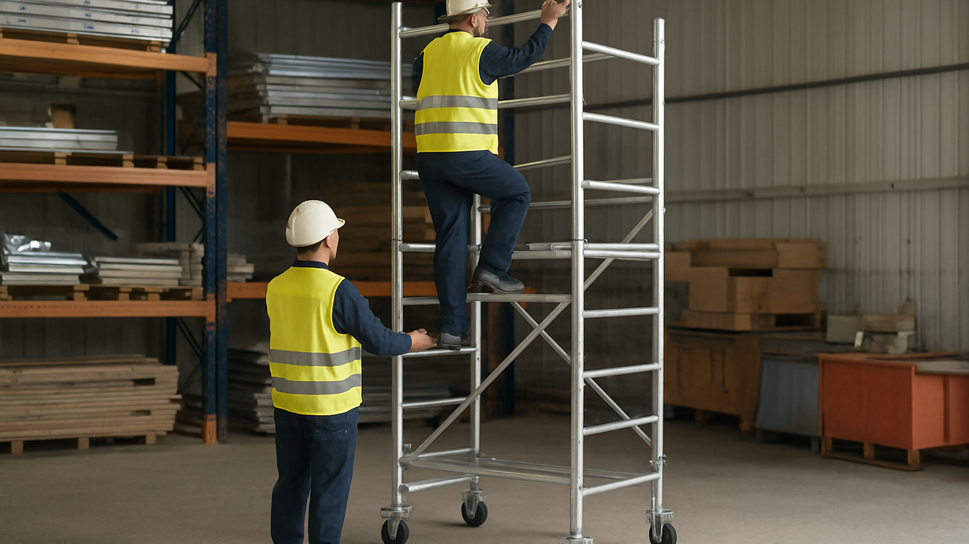 Vérifications préalables échafaudage roulant — checklist de sécurité