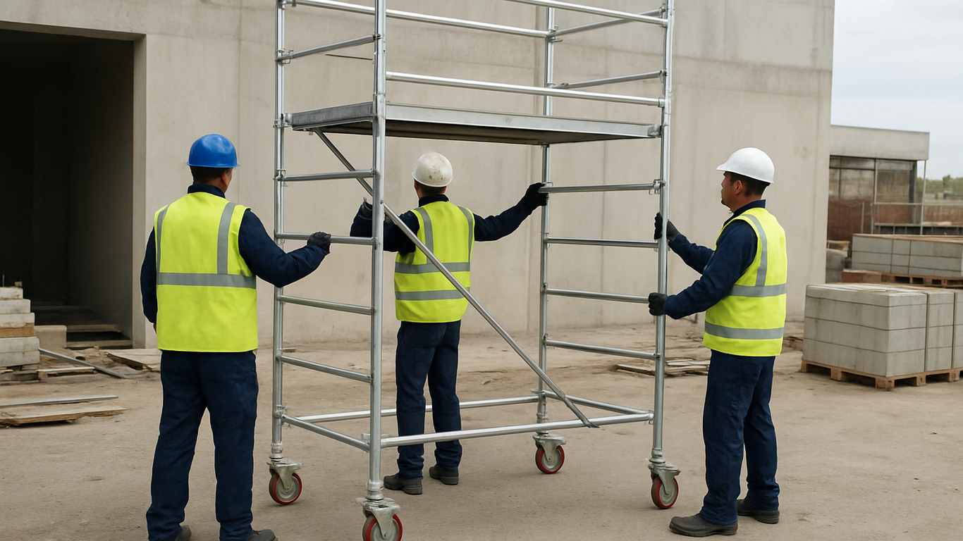 Les 5 erreurs courantes à éviter lors de l'utilisation d'un échafaudage roulant