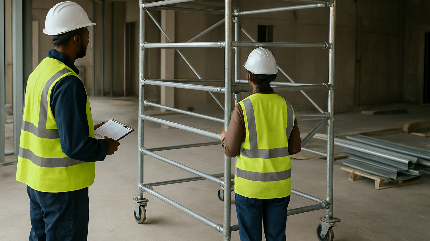Critères de choix d'un échafaudage roulant : hauteur, dimensions et charge