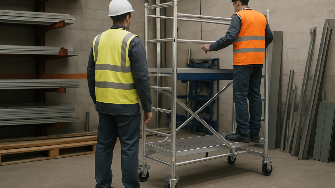 Comparaison échafaudage aluminium et acier pour le choix du matériau