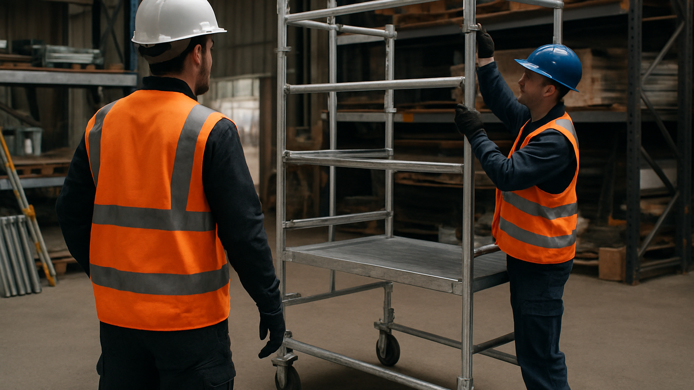 Formation et responsabilités employeur échafaudage roulant