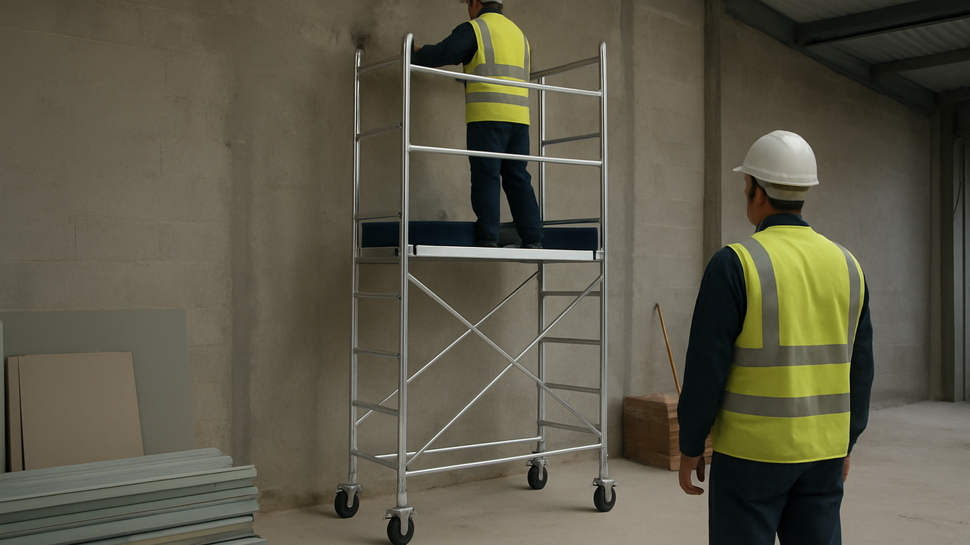Les avantages d'un échafaudage roulant en aluminium pour vos projets