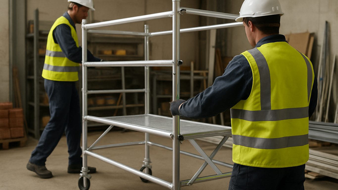 Les avantages d'un échafaudage roulant en aluminium pour vos projets