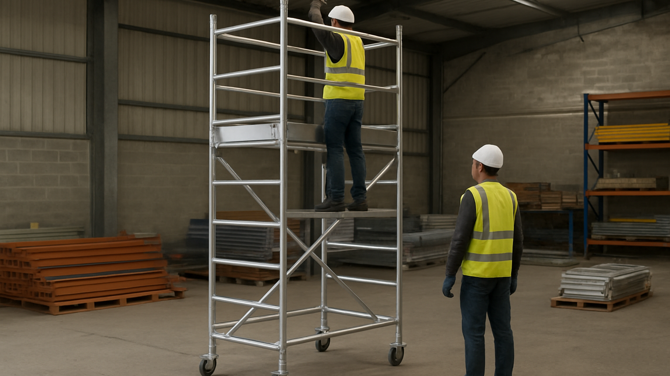 Les avantages d'un échafaudage roulant en aluminium pour vos projets