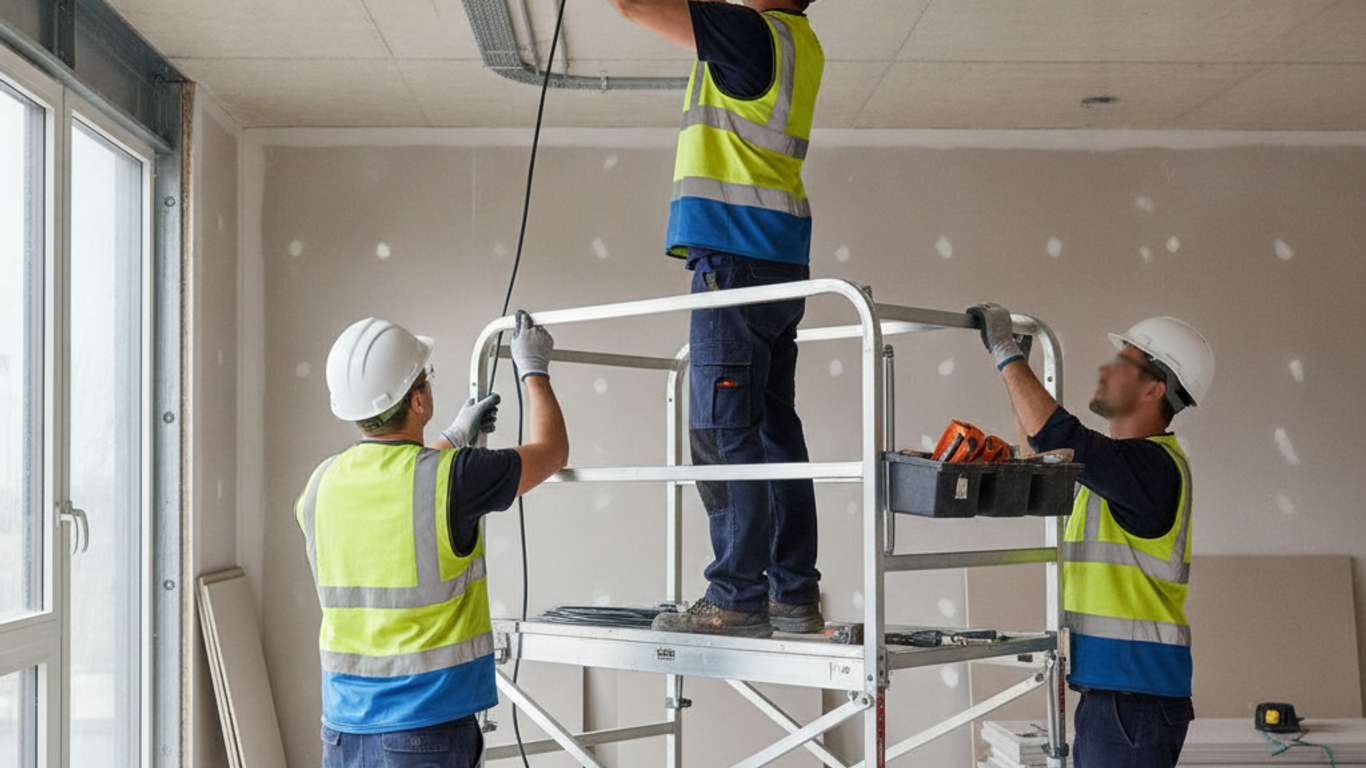 Organisation du poste de travail sur un pirl