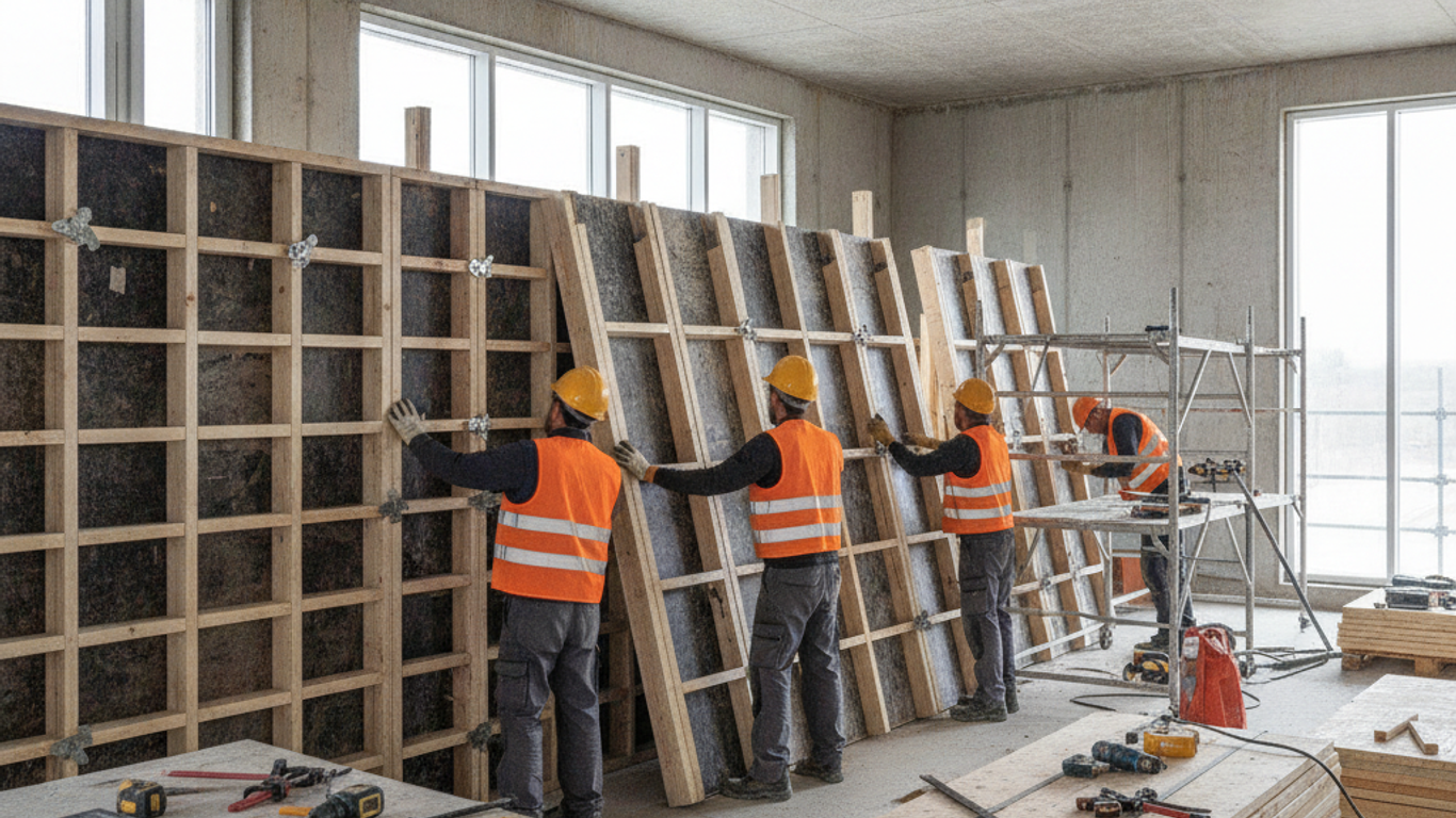 Sélection des panneaux bois de coffrage adaptés au projet