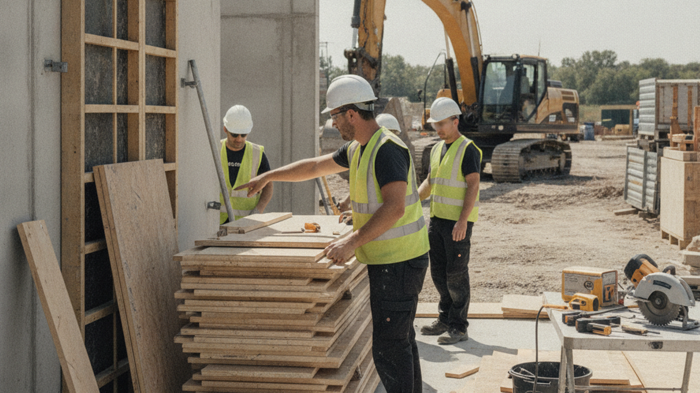 Techniques avancées pour réduire les pertes sur chantier grâce à vos panneaux bois de coffrage