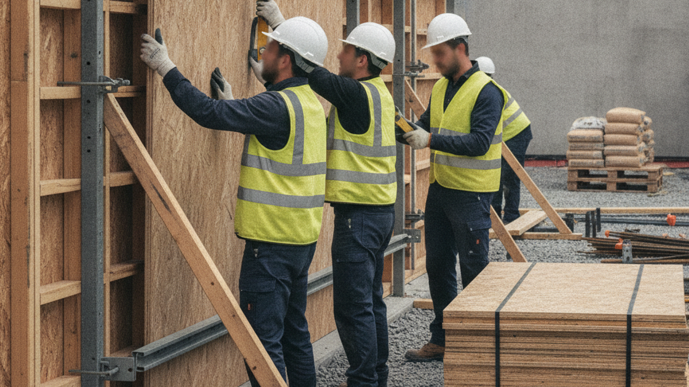 Comment installer vos panneaux bois de coffrage pour garantir la sécurité sur vos chantiers