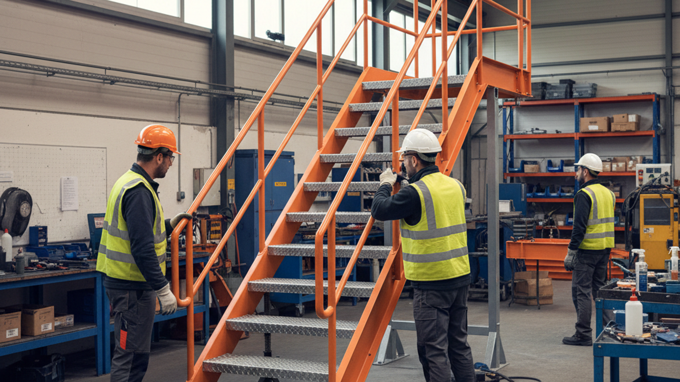 Programme de maintenance et fréquence d'entretien escalier conteneur