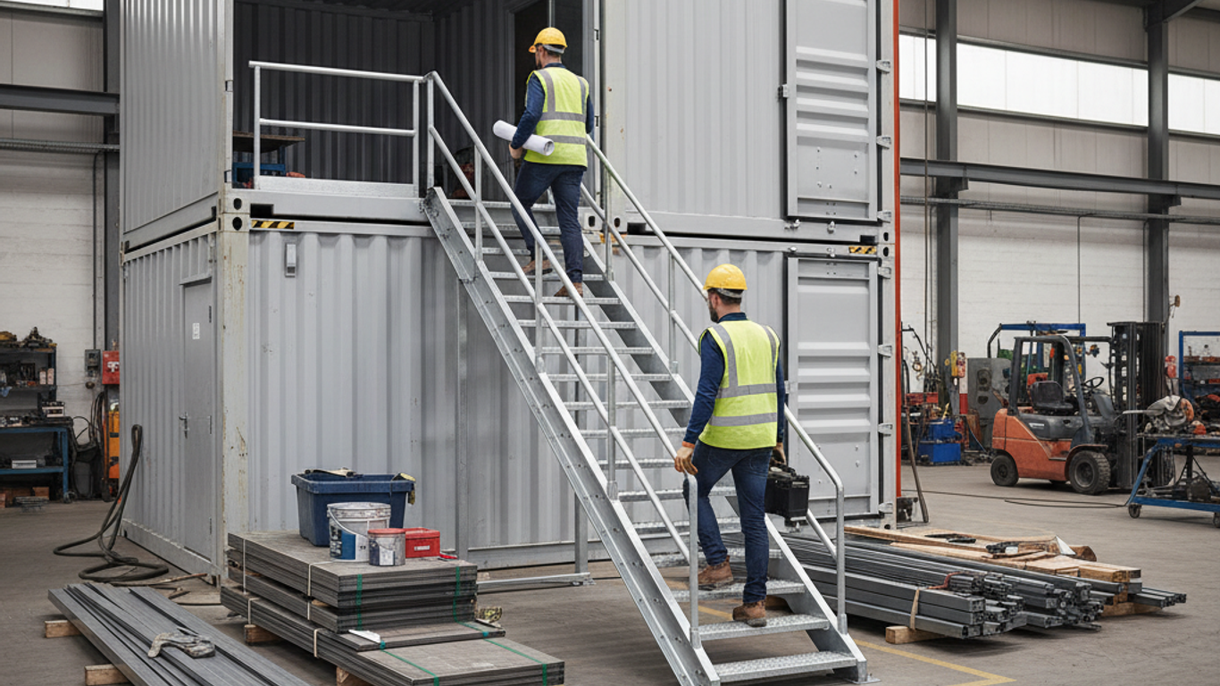 Les matériaux pour escaliers conteneurs : choisir pour durabilité et sécurité