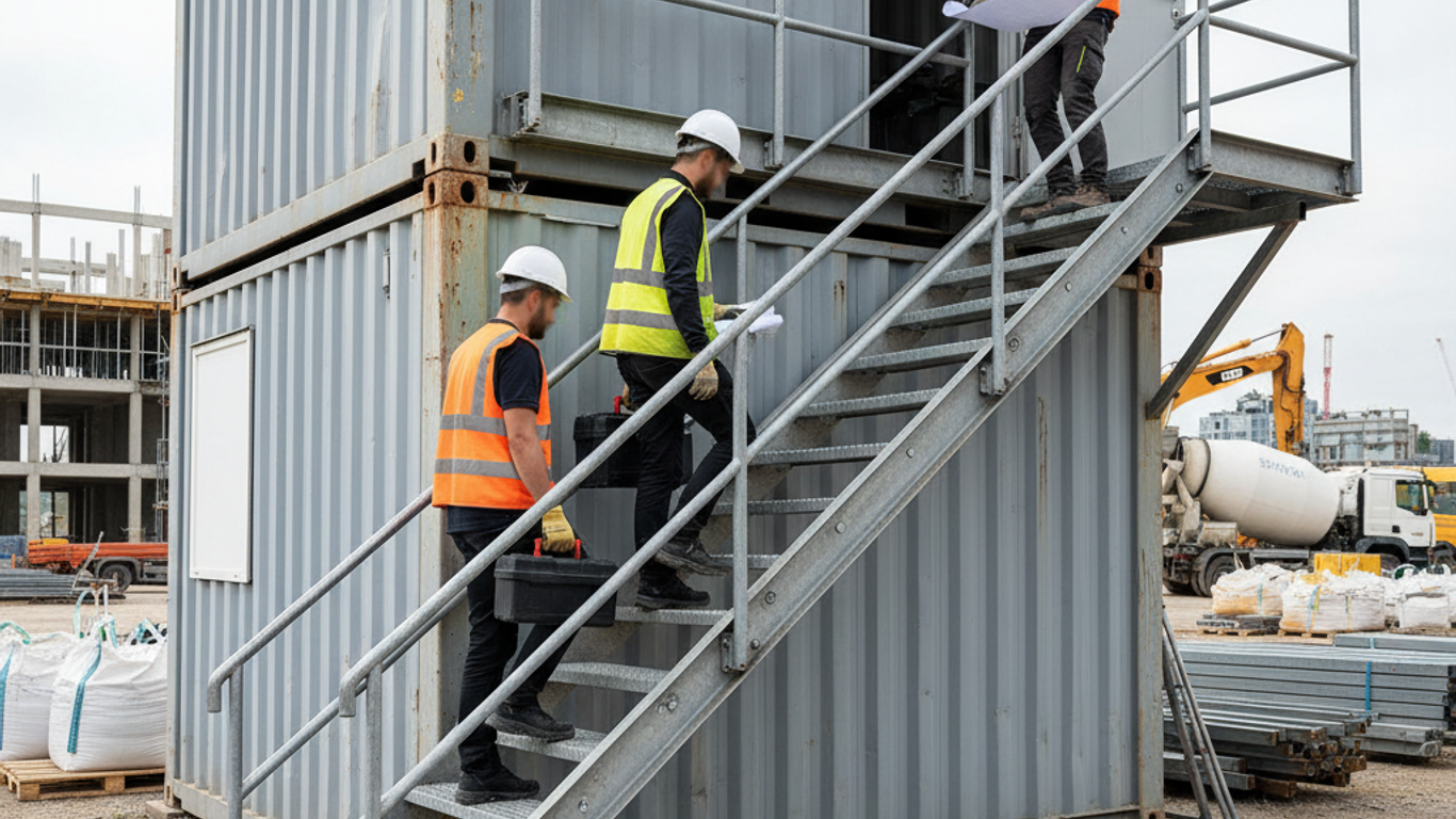 Les matériaux pour escaliers conteneurs : choisir pour durabilité et sécurité