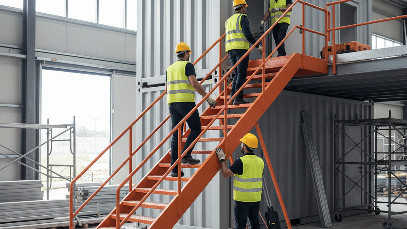 Comment optimiser l'espace avec des escaliers conteneurs modulaires