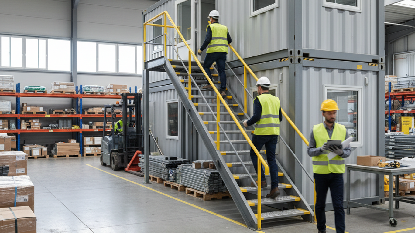 Comment optimiser l'espace avec des escaliers conteneurs modulaires