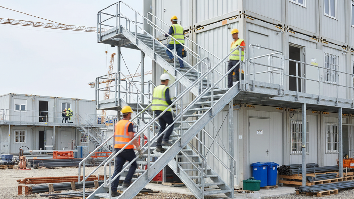 Comment optimiser l'espace avec des escaliers conteneurs modulaires