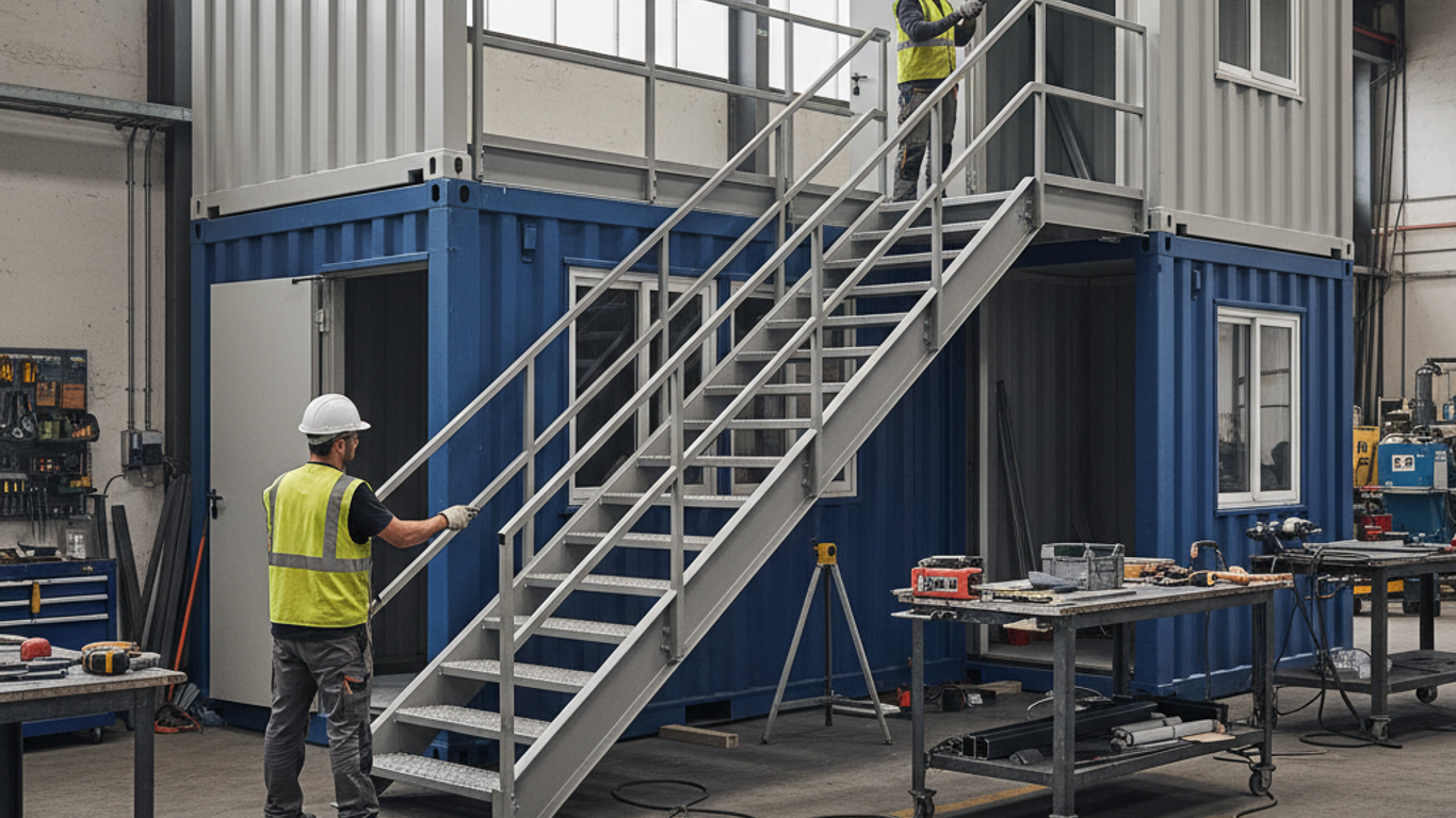 Escaliers conteneurs et environnement : adopter des solutions écoresponsables