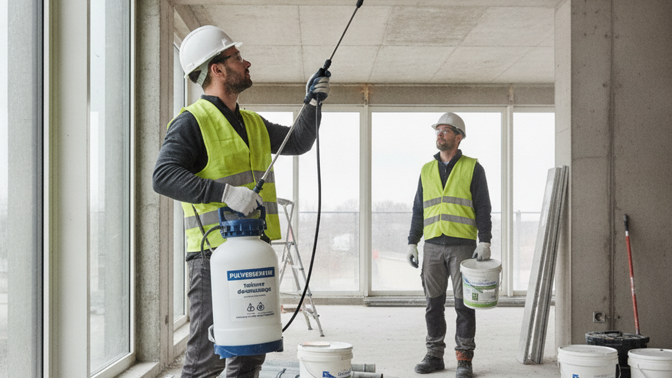 Quel pulvérisateur pour appliquer un anti-mousse ou un hydrofuge