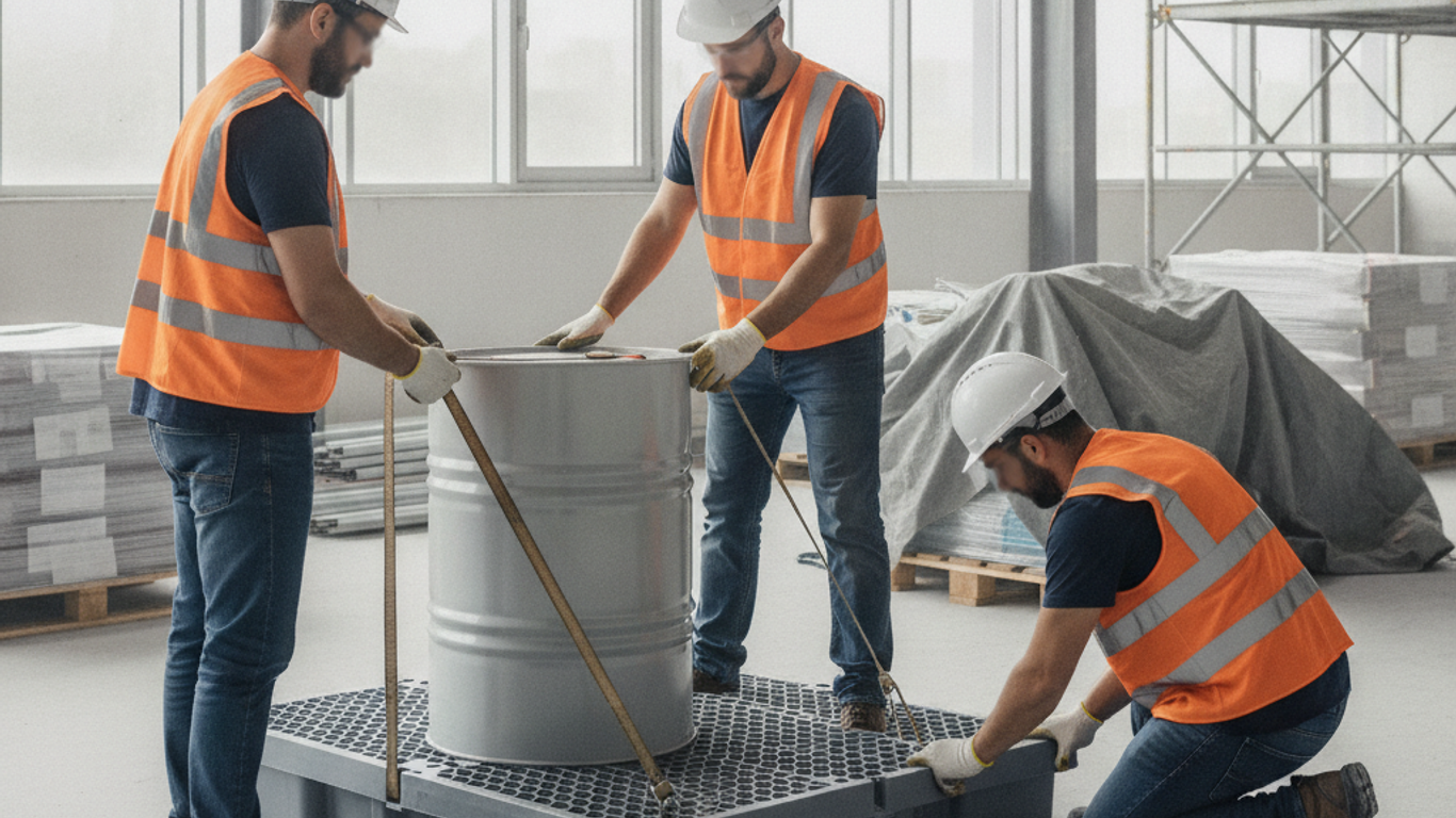 Installation parfaite : étapes pour sécuriser votre bac de rétention